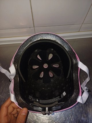 Casco Olsson Talla S-M Rosa Nuevo.