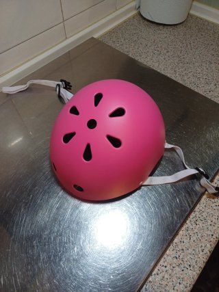 Casco Olsson Talla S-M Rosa Nuevo.