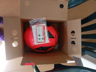 Casco Moto LS2 Rojo