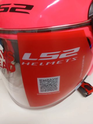 Casco Moto LS2 Rojo