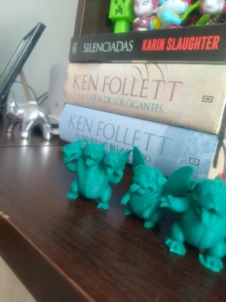 Figuras 3D verdes