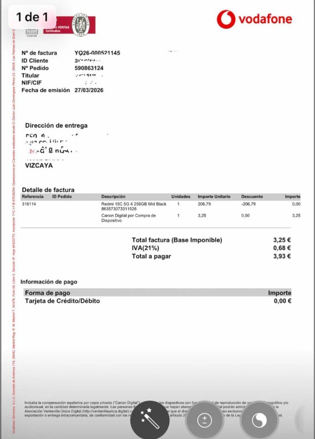 Xiaomi Redmi 15C 256GB Negro