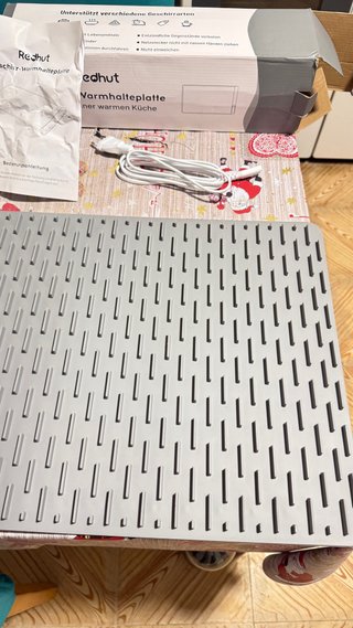Esterilla eléctrica Redhut para calentar comida