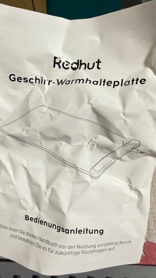 Esterilla eléctrica Redhut para calentar comida