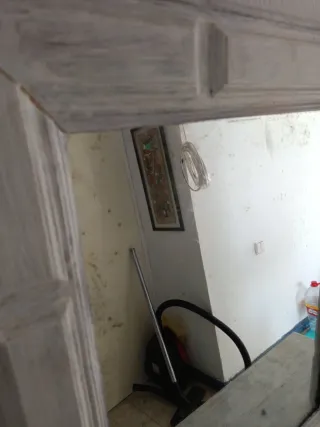 Espejo de madera y cristal