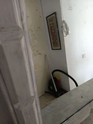 Espejo de madera y cristal