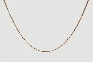 Cadena barbada oro 18k Quickgold