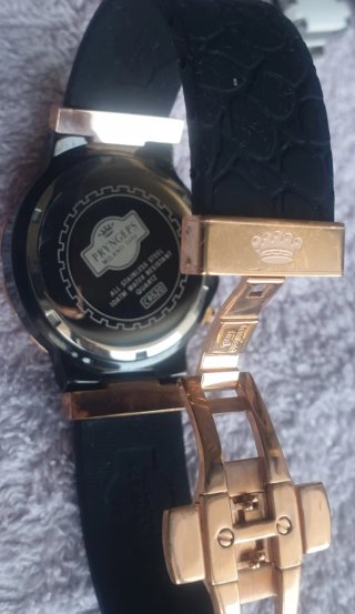 Orologio Pryngeps Milano 1956 Cronografo Oro Nero