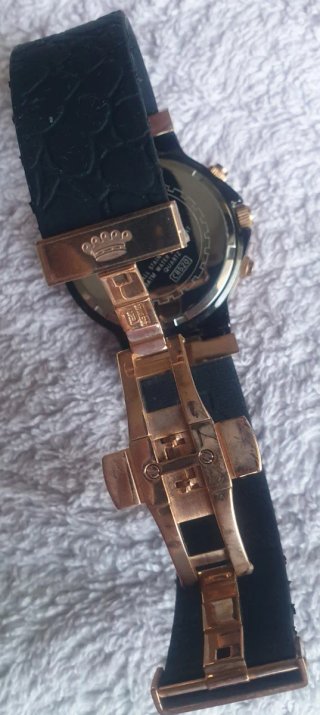 Orologio Pryngeps Milano 1956 Cronografo Oro Nero