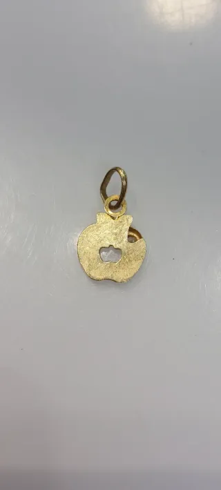 Colgante oro 18k con circonita