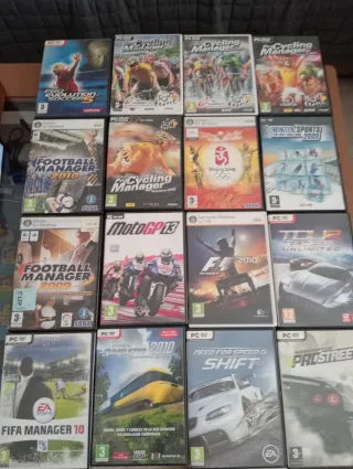 Lote Cajas vacías juegos PC (EA, SEGA, Konami)