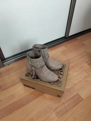 Botines Refresh Beige Talla 39