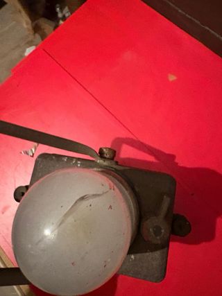 Farol vintage metal y cristal