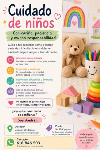 CUIDADORA DE NIÑOS