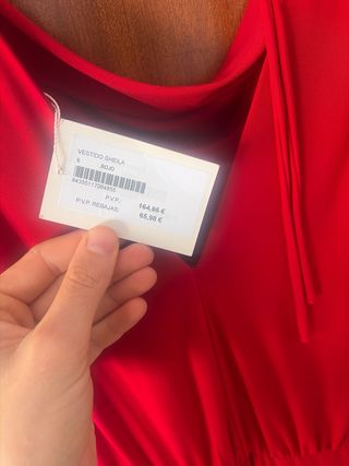 Vestido de fiesta rojo