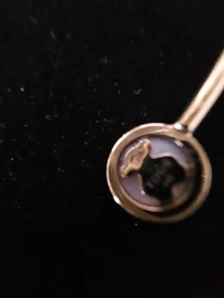 Gargantilla Tous Oro con Piedra Rosa y Perla rubi