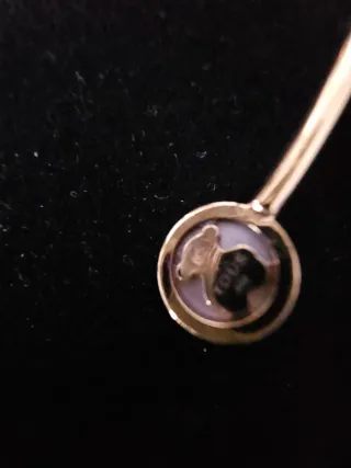 Gargantilla Tous Oro con Piedra Rosa y Perla rubi