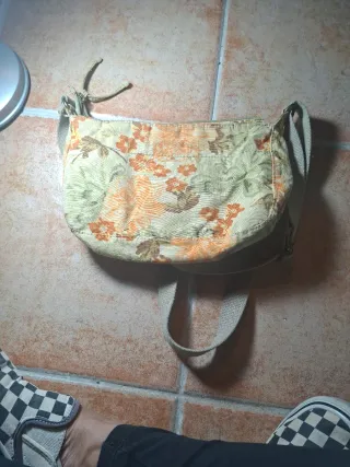 Bolso bandolera estampado floral