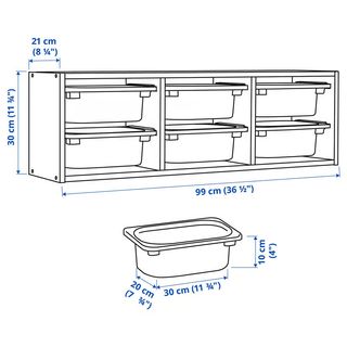 Almacenaje Ikea TROFAST 99x21x30 cm