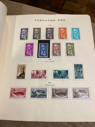 Álbum Sellos Colonias Españolas