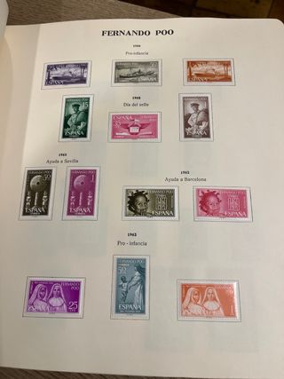 Álbum Sellos Colonias Españolas