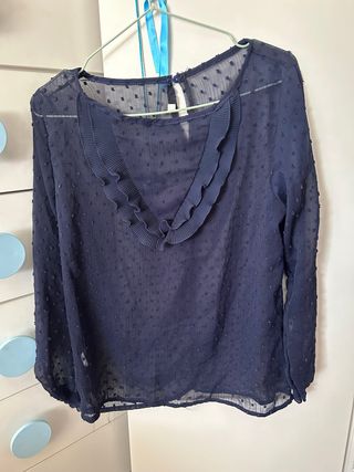 Camisa azul marino talla S de plumeti