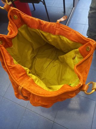 Bolso de viaje grande naranja