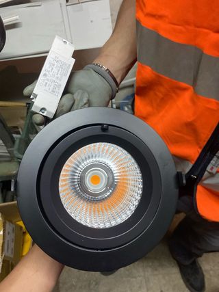 Lámpara LED Negra