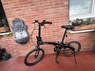 Bicicleta Plegable B'Twin Negra