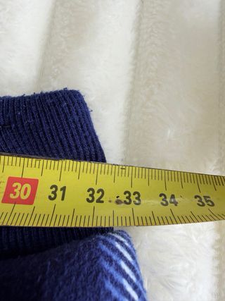 Pantalón pijama cuadros azul talla S