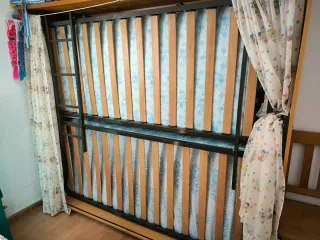 Litera abatible horizontal y dos colchones
