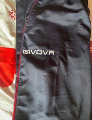 Chándal Givova Talla 2XL Rojo y Negro