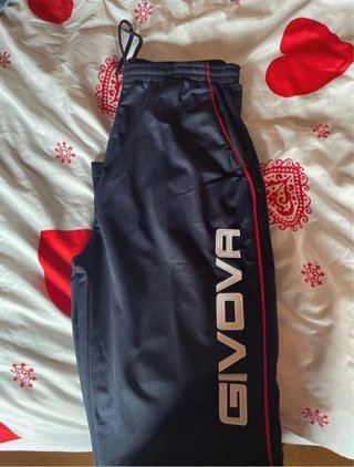 Chándal Givova Talla 2XL Rojo y Negro