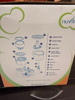 Robot Cocina Nuvita Pappasana Vapor Combo