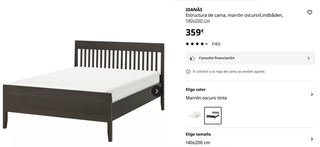 Cama 140x200 + colchón + mesilla + lámpara