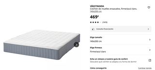 Cama 140x200 + colchón + mesilla + lámpara