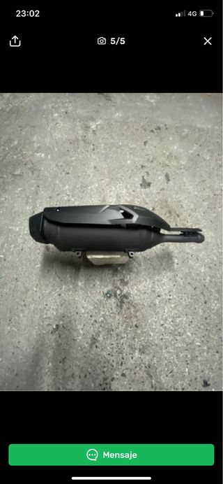 Tubo de escape Yamaha X-MAX 400,2016 Original