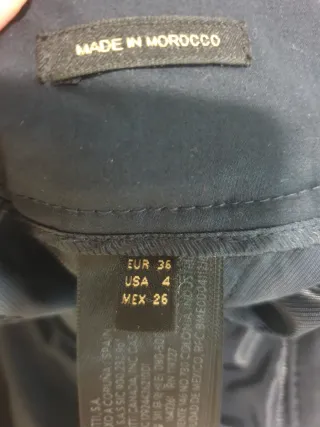 Massimo Dutti Pantalones Azul Marino