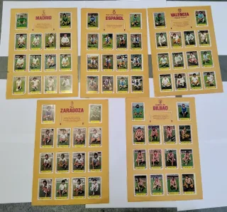 Cromos campeonato Liga 80-81