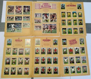 Cromos campeonato Liga 80-81