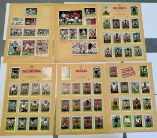 Cromos campeonato Liga 80-81