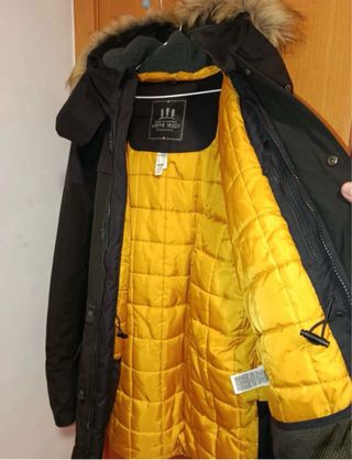 Chaqueta Quechua Talla 3XL Negra y Amarilla