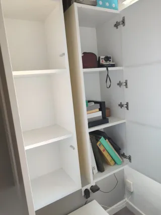 Mueble salón Muebles Rey lacado blanco