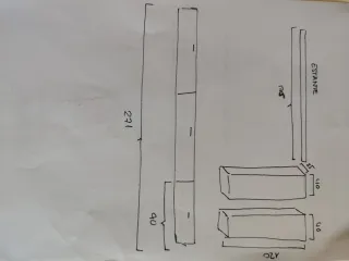 Mueble salón Muebles Rey lacado blanco