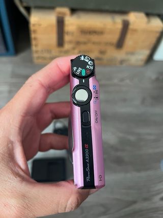 Cámara Digital Canon PowerShot A3300 IS Rosa