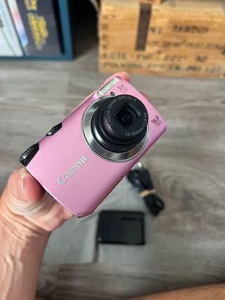 Cámara Digital Canon PowerShot A3300 IS Rosa