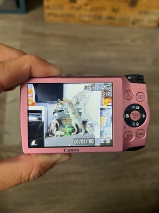 Cámara Digital Canon PowerShot A3300 IS Rosa