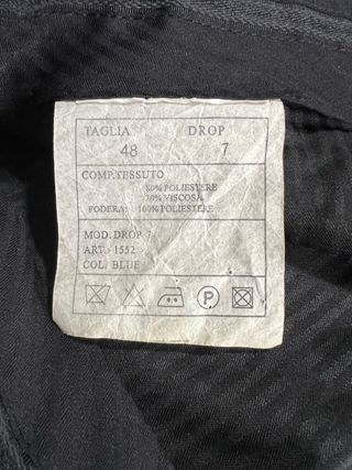 Completo Abito Uomo Blu