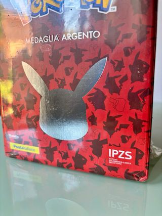 Medaglia Pokemon Argento Pikachu Poste Italiane