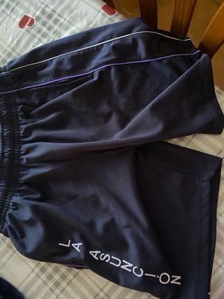 Pantalón corto deportivo azul